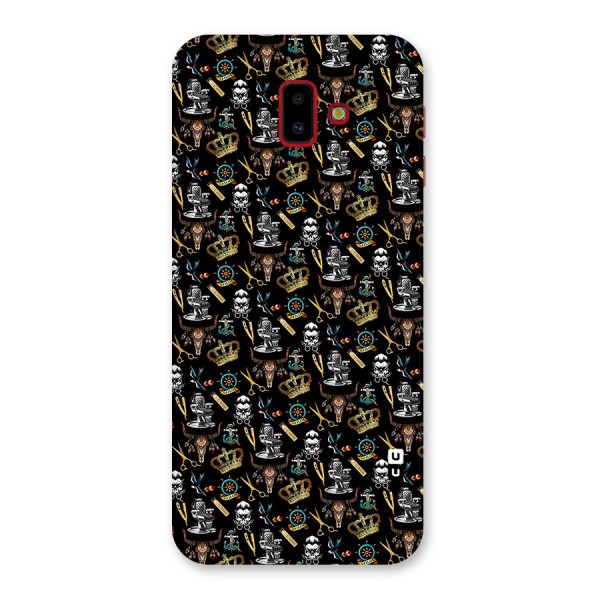 Cool Barber Pattern Back Case for Galaxy J6 Plus