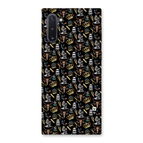 Cool Barber Pattern Back Case for Galaxy Note 10