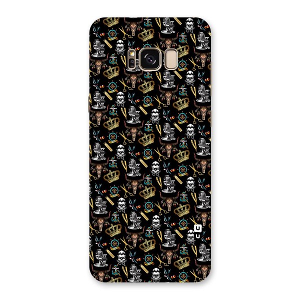 Cool Barber Pattern Back Case for Galaxy S8 Plus