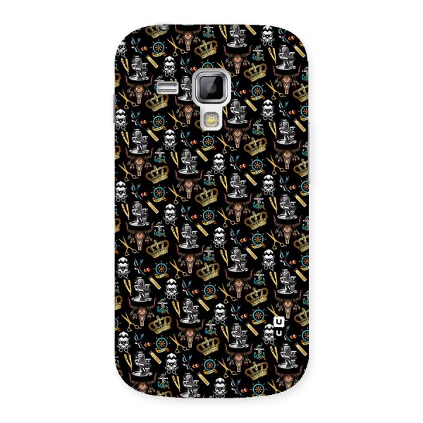 Cool Barber Pattern Back Case for Galaxy S Duos