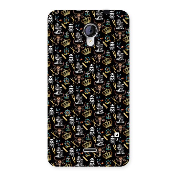 Cool Barber Pattern Back Case for Micromax Unite 2 A106