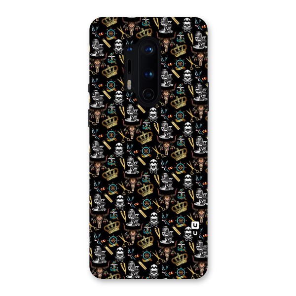 Cool Barber Pattern Back Case for OnePlus 8 Pro