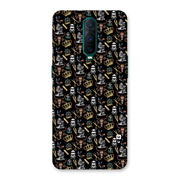 Cool Barber Pattern Back Case for Oppo R17 Pro