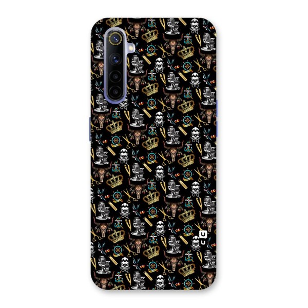 Cool Barber Pattern Back Case for Realme 6