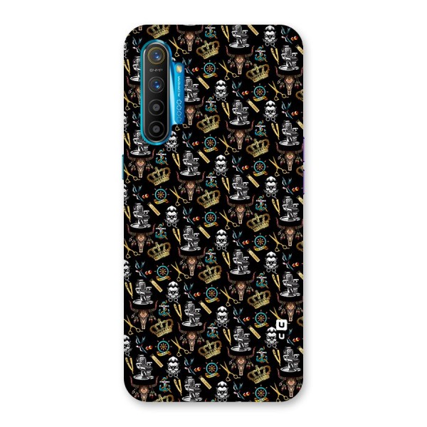 Cool Barber Pattern Back Case for Realme XT