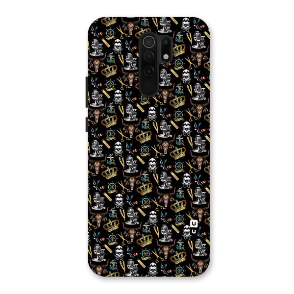 Cool Barber Pattern Back Case for Redmi 9 Prime