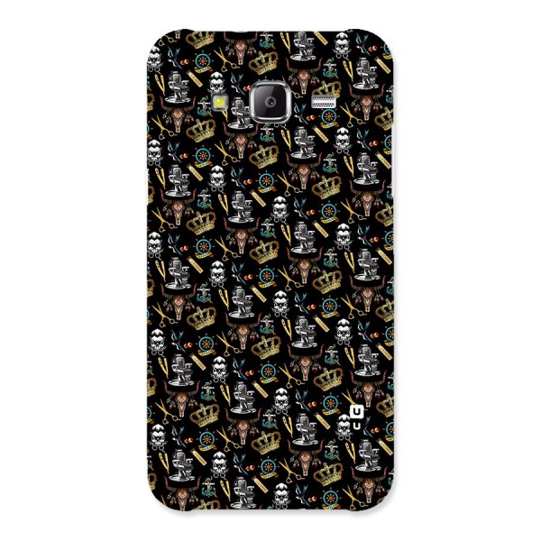 Cool Barber Pattern Back Case for Samsung Galaxy J5