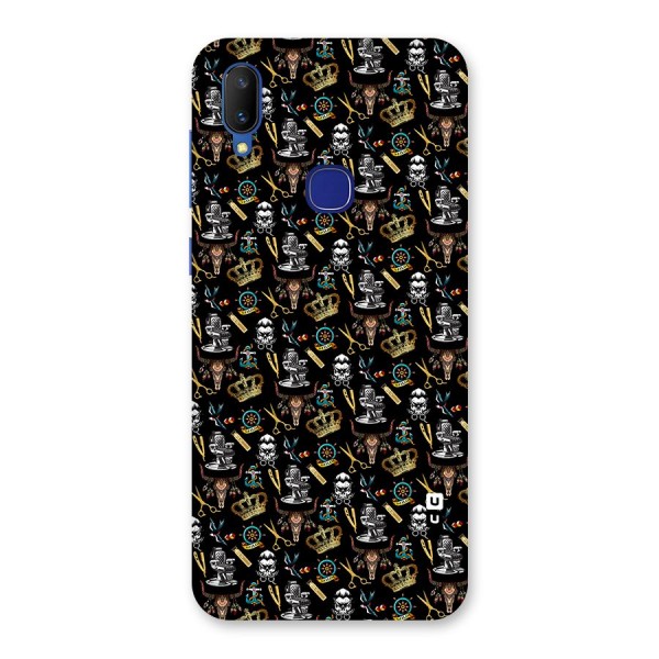 Cool Barber Pattern Back Case for Vivo V11