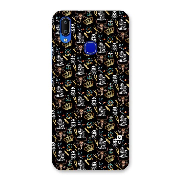 Cool Barber Pattern Back Case for Vivo Y91