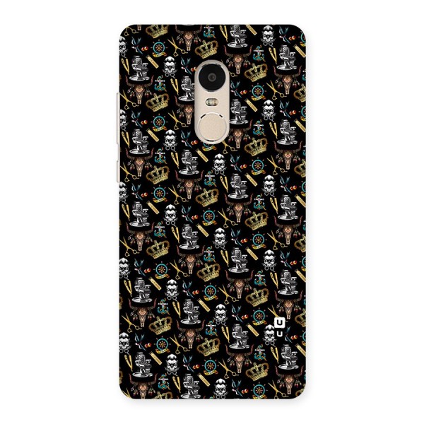 Cool Barber Pattern Back Case for Xiaomi Redmi Note 4