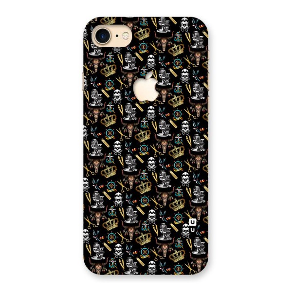 Cool Barber Pattern Back Case for iPhone 7 Apple Cut