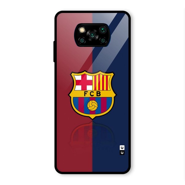 Cool Barcelona Glass Back Case for Poco X3 Pro