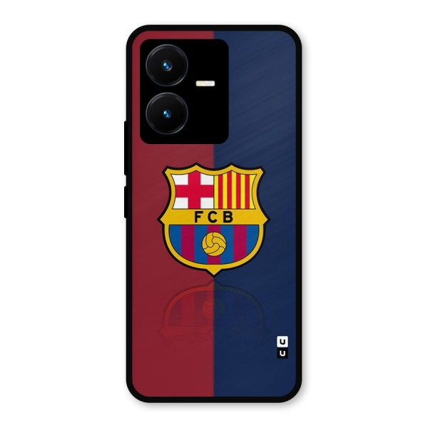 Cool Barcelona Metal Back Case for Vivo Y22s