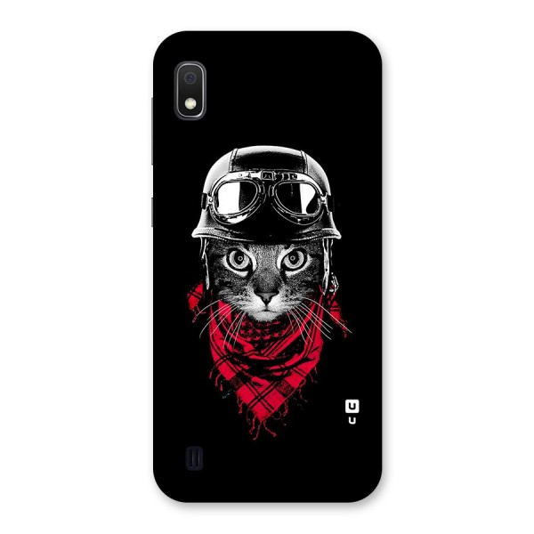 Cool Biker Cat Back Case for Galaxy A10