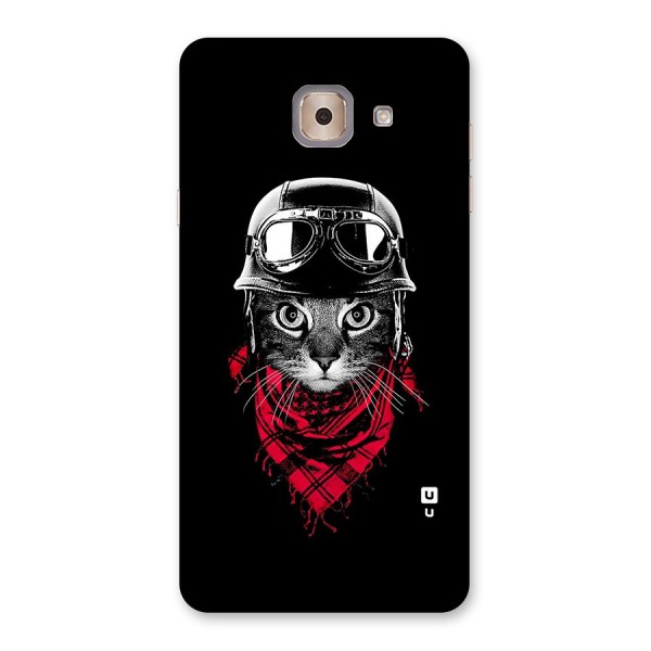 Cool Biker Cat Back Case for Galaxy J7 Max