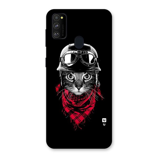 Cool Biker Cat Back Case for Galaxy M30s