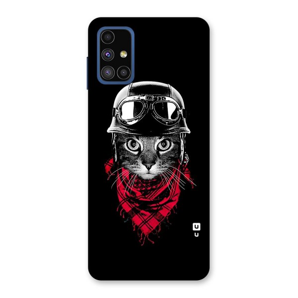 Cool Biker Cat Back Case for Galaxy M51