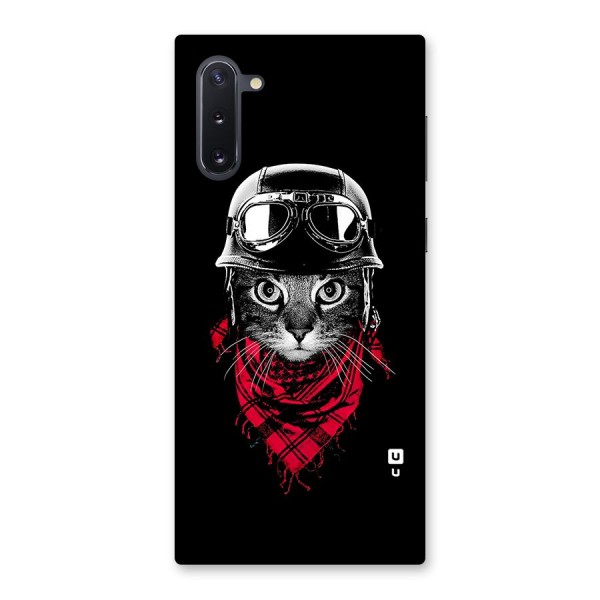 Cool Biker Cat Back Case for Galaxy Note 10