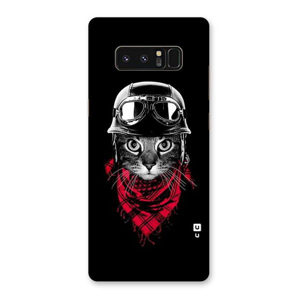 Cool Biker Cat Back Case for Galaxy Note 8