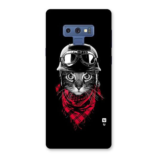 Cool Biker Cat Back Case for Galaxy Note 9