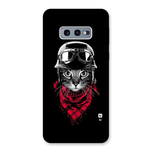 Cool Biker Cat Back Case for Galaxy S10e