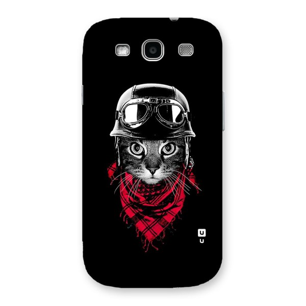 Cool Biker Cat Back Case for Galaxy S3 Neo