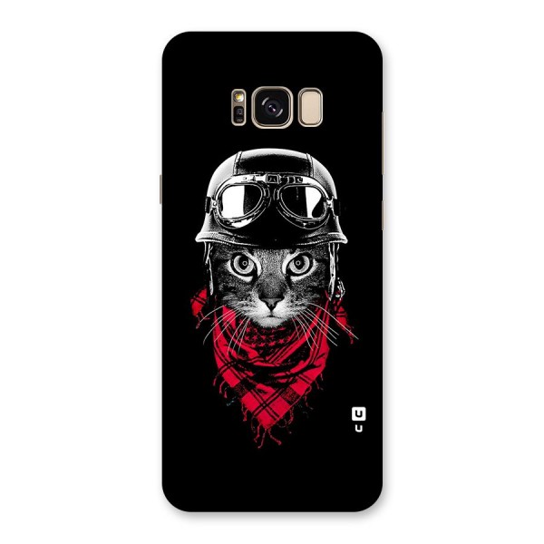 Cool Biker Cat Back Case for Galaxy S8 Plus