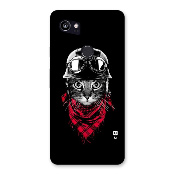 Cool Biker Cat Back Case for Google Pixel 2 XL