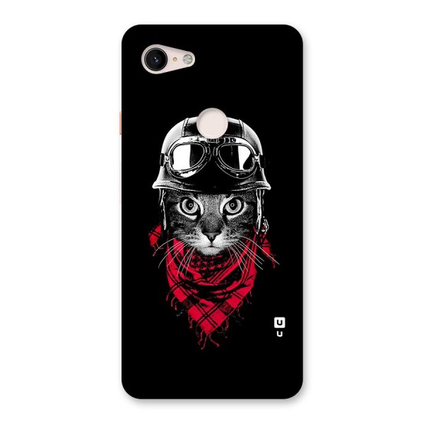 Cool Biker Cat Back Case for Google Pixel 3 XL