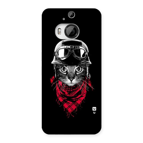 Cool Biker Cat Back Case for HTC One M9 Plus