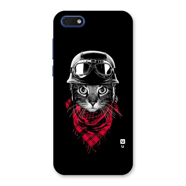 Cool Biker Cat Back Case for Honor 7s