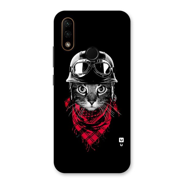 Cool Biker Cat Back Case for Lenovo A6 Note