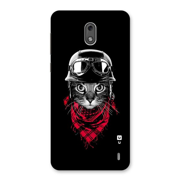 Cool Biker Cat Back Case for Nokia 2