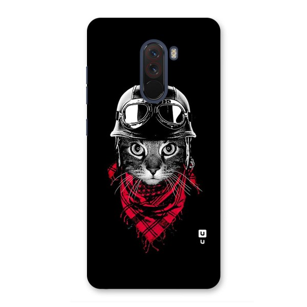 Cool Biker Cat Back Case for Poco F1