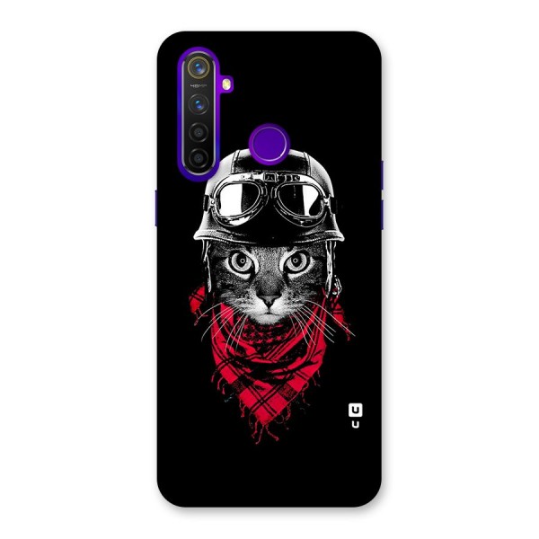 Cool Biker Cat Back Case for Realme 5 Pro