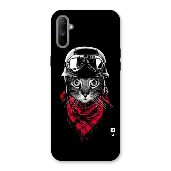 Cool Biker Cat Back Case for Realme C3