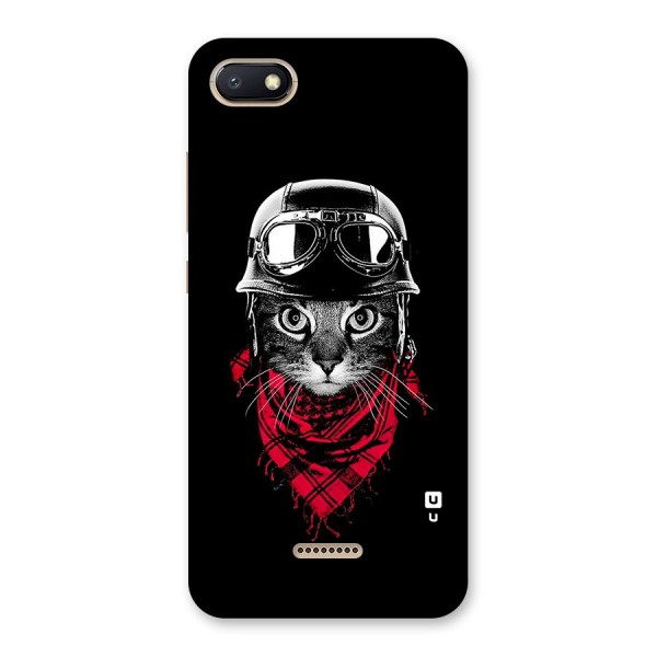 Cool Biker Cat Back Case for Redmi 6A