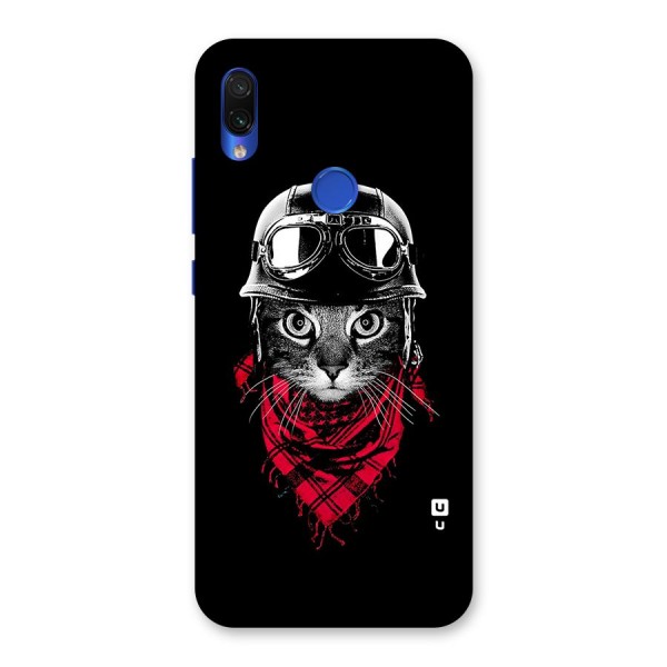 Cool Biker Cat Back Case for Redmi Note 7S