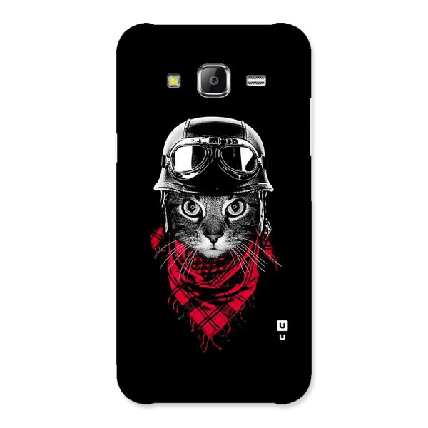 Cool Biker Cat Back Case for Samsung Galaxy J5