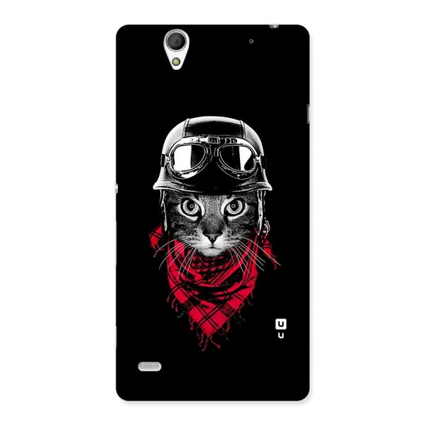 Cool Biker Cat Back Case for Sony Xperia C4