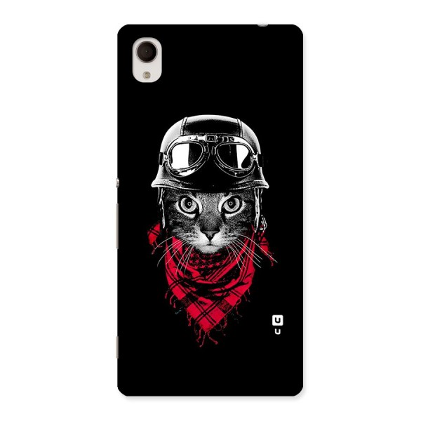 Cool Biker Cat Back Case for Sony Xperia M4