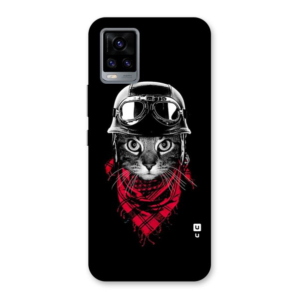 Cool Biker Cat Back Case for Vivo V20