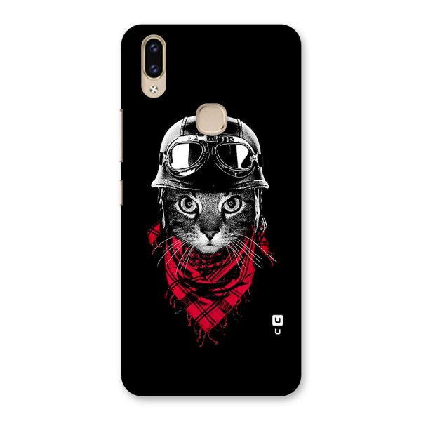 Cool Biker Cat Back Case for Vivo V9