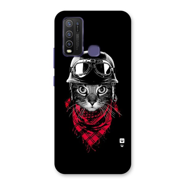 Cool Biker Cat Back Case for Vivo Y30