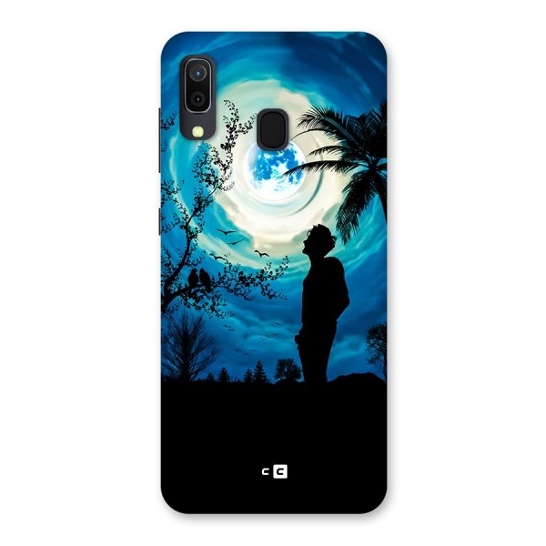 Cool Boy Under Sky Back Case for Galaxy A30