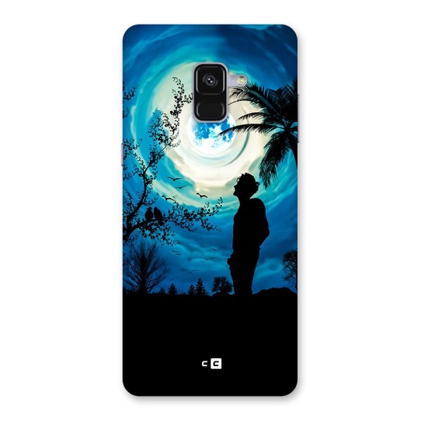 Cool Boy Under Sky Back Case for Galaxy A8 Plus