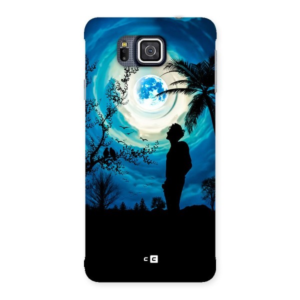 Cool Boy Under Sky Back Case for Galaxy Alpha