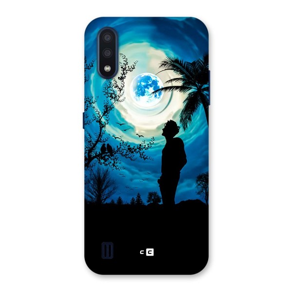 Cool Boy Under Sky Back Case for Galaxy M01