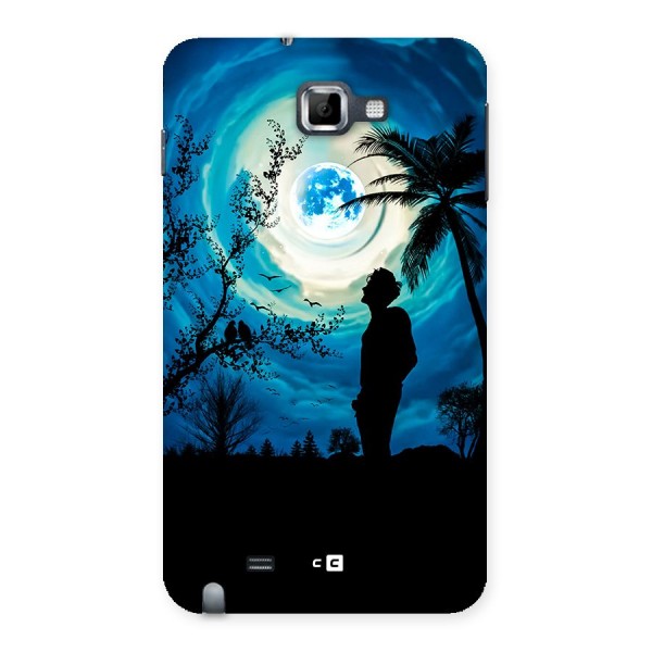 Cool Boy Under Sky Back Case for Galaxy Note