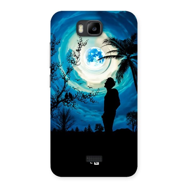 Cool Boy Under Sky Back Case for Honor Bee